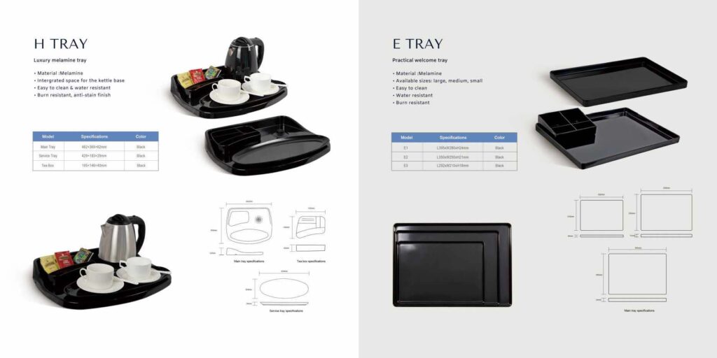 Set s kuhalom za vodu, aparatom za kavu i poslužavnikom za apartmane i hotele