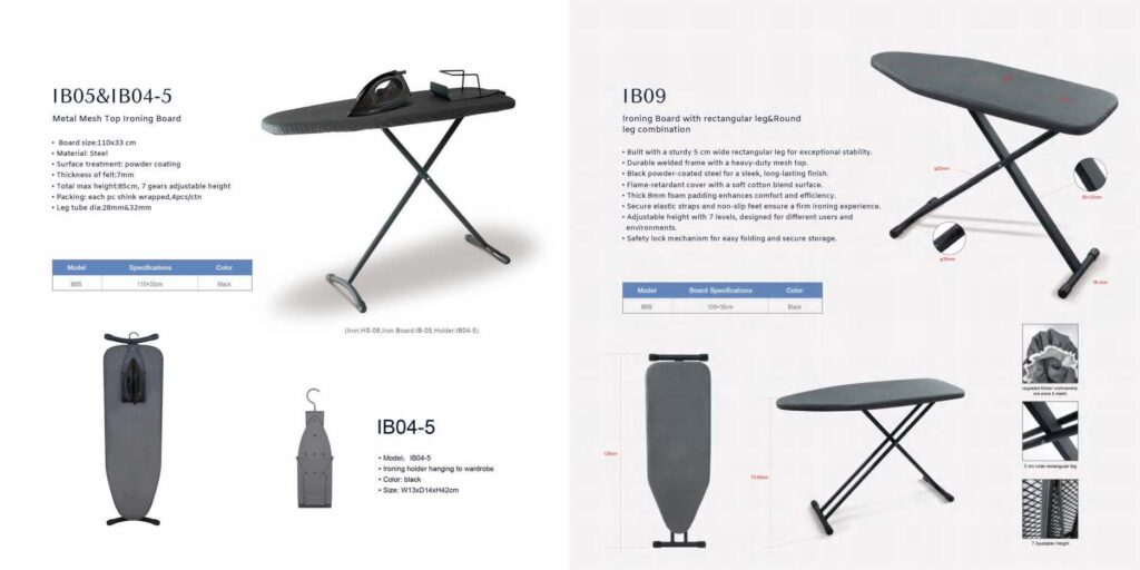 Pegla i daska za glačanje za apartmane i turističke objekte