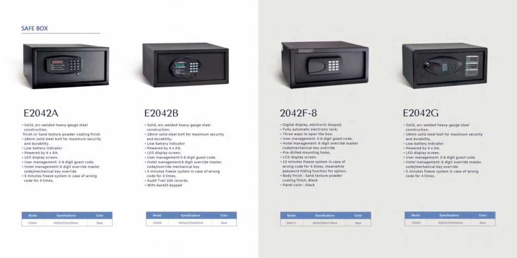 Sef za apartmane, vile i hotelske sobe