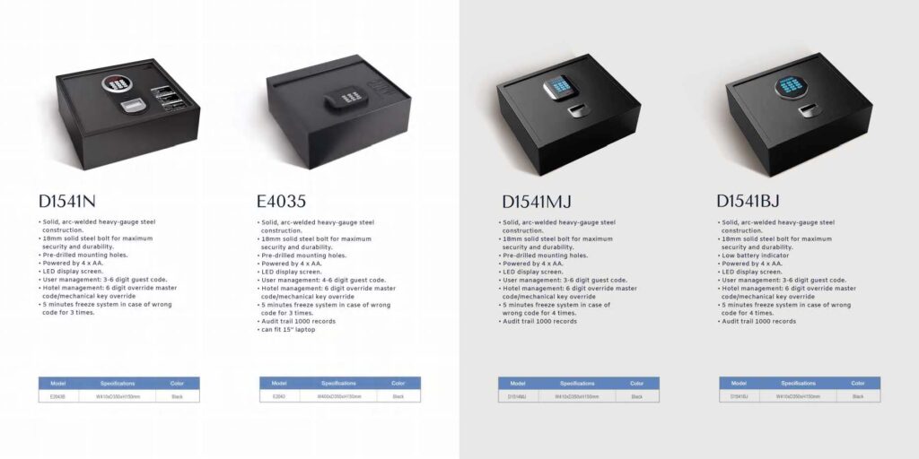 Sef za apartmane, vile i hotelske sobe