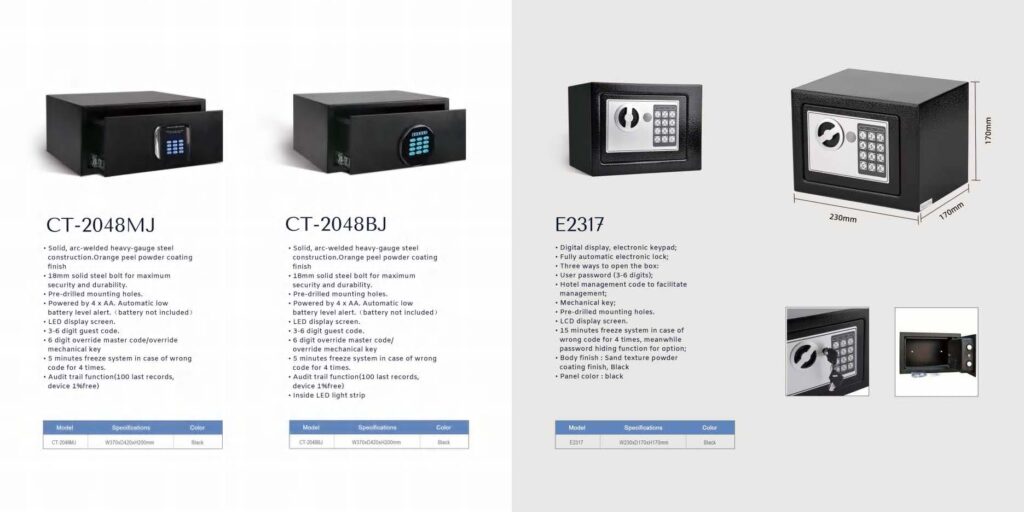 Sef za apartmane, vile i hotelske sobe