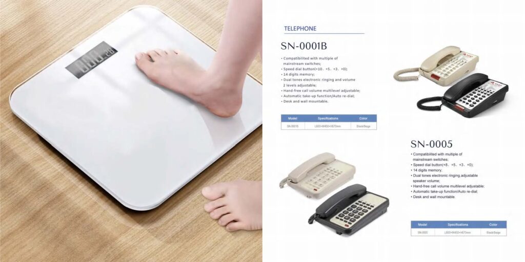 Digitalna vaga za kupaonice u apartmanima i hotelskim sobama