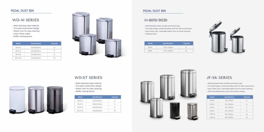 Kanta za otpad za apartmane, vile i hotelske sobe