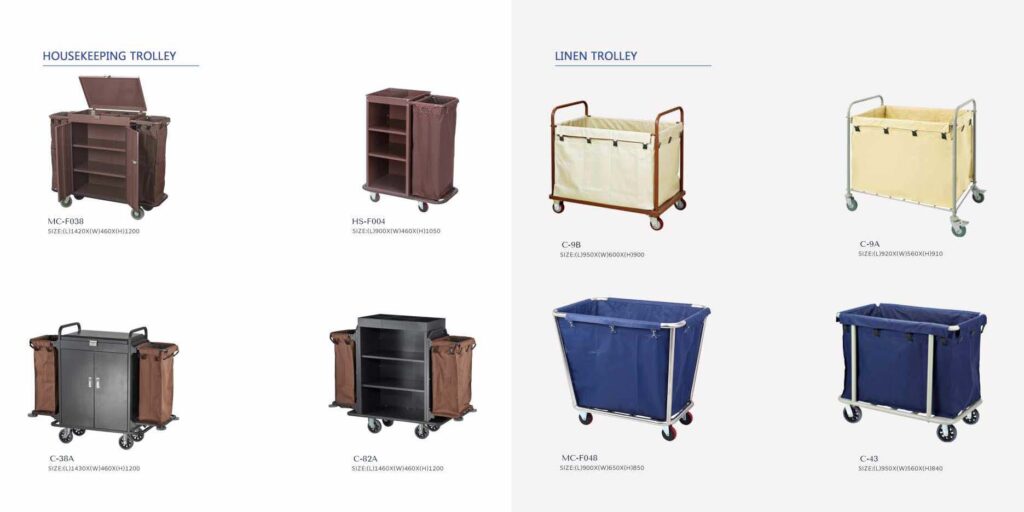 Kolica za kofere za hotele, vile i turističke objekte